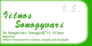 vilmos somogyvari business card